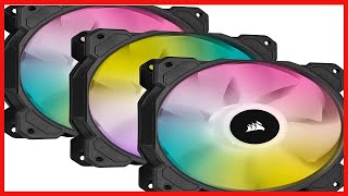 CORSAIR iCUE SP120 RGB ELITE Performance 120mm PWM Triple Fan Kit with iCUE Lighting Node CORE [upl. by Odranreb555]