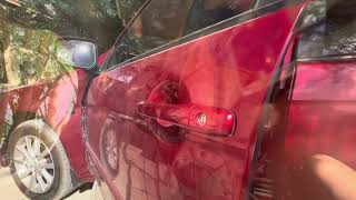 THE CAR DOOR MANUAL KEY NOT WORKING REMOVAL AND REPAIR Mitsubishi Lancer Ex 2015 [upl. by Odo981]