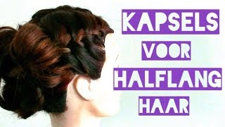 Kapsels voor Halflang Haar  Linda Harmsen [upl. by Gala]