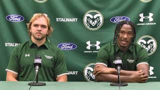 Colorado State Football Players Weekly Press Conference  Week 3 2023 [upl. by Attenyw843]