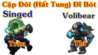 Cặp Đôi Bot Lầy Lội Hất Tung Trâu Singed  Thi Voliber  Trâu Best Udyr [upl. by Ynaffi]