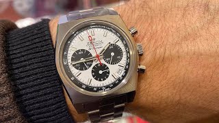 Zenith Chronomaster Revival EL PRIMERO A384 37mm panda dial [upl. by Neeruam280]