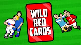 WILD RED CARDS Feat Zidane Headbutt Keane Haaland  more [upl. by Ecnahc]