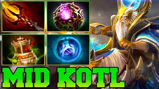 Keeper OF The Light Dota 2 Guide Build Support Mid  KOTL Best Meta Carry 735 [upl. by Ala]