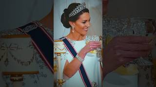 Kate’s Dazzling State Dinner Outfit Honored Princess Diana amp the Queen She wore Lover’s Knot Tiara [upl. by Couhp249]