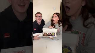 Unboxing KRISPY KREME Mystery Boxes😳🍩📦 challenge vs mysterybox couple fyp [upl. by Nylzor281]