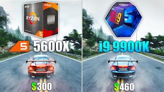 Ryzen 5 5600X vs i9 9900K  Test in 8 Games [upl. by Athey]