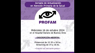 Jornada de Actualización en Atención Primaria de la Salud  PROFAM 2024 [upl. by Tuinenga]