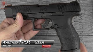 Walther 5quot PPQ 22 Tabletop Review and Field Strip [upl. by Jeminah544]