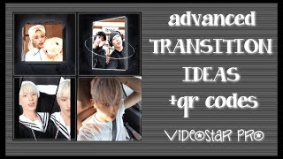 TRANSITION IDEAS  advanced transition ideasclip pack  qr codes  videostar [upl. by Enrica]