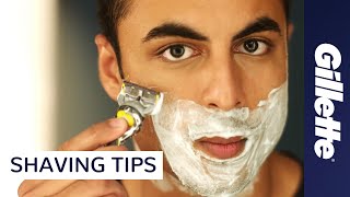 Shaving Tips for Men How to Shave Your Face  Gillette ProGlide Shield [upl. by Nonac]