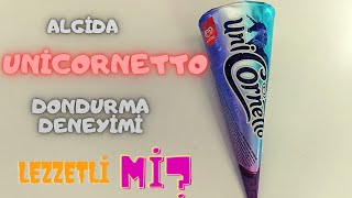 UNİCORNETTO Dondurmasını Denedik [upl. by Adnarym555]