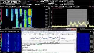 15 Meter RTTY Pileup [upl. by Dosi]