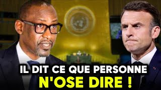 CE MINISTRE AFRICAIN A LAISSÉ LES FRANÇAIS SANS VOIX  DISCOURS CHOC [upl. by Seidel947]