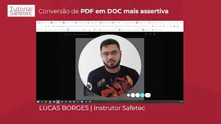 Tutorial Safetec  Convertendo PDF para DOCs com o Google [upl. by Shafer]