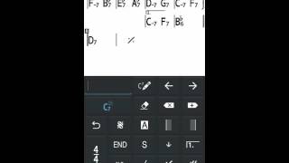 Input a complete song in iReal Pro in under 3 minutes Android [upl. by Assyla9]