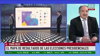 El mapa de resultados de las elecciones presidenciales PASO 2023 [upl. by Trinia]