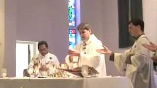 Consecration of the Holy Eucharist at my First Mass [upl. by Elocan]