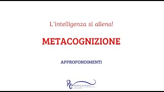 Metacognizione comunicazione metacognitiva e Bambini con disabilità intellettiva [upl. by Sileas364]