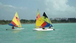 Sunfish Sailing School in Dominican Republic [upl. by Atiluj150]