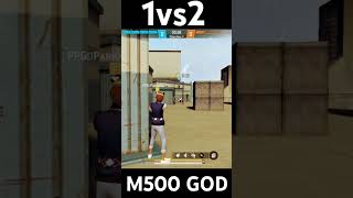 M500 headshot trick 😱👇handcam  100 work ☑️ onetap headshot trick M500  2024 free fire [upl. by Olag]