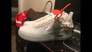 Off White Air Force 1 ReviewLegit Check [upl. by Jola]