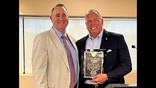 Union Superintendent Dr Kirt Hartzler Recognized at Final Board Meeting [upl. by Aikrehs]