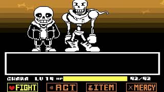 sans and papyrus skeletal smash [upl. by Eldnik776]