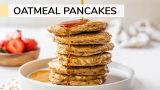 OATMEAL PANCAKES  healthy recipe without banana [upl. by Sivra836]