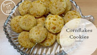 EASY CORNFLAKE COOKIES RECIPE 5 INGREDIENTS MELTING MOMENTS COOKIES  EASY COOKIES [upl. by Rebme]