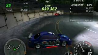 NFS UnderGround 2 Drift world record [upl. by Enialb558]