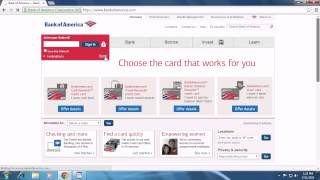 Bank Of America Sign Up and Registration  Create New Bank of America Account 2014 [upl. by Hartnett]