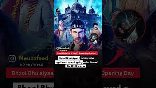 Bhool Bhulaiyaa 3 1st day collection of Rs 3550 crore shorts movies newsupdate bollywood news [upl. by Reivaz988]