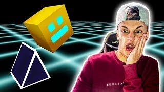 NUEVO JUEGO de GEOMETRY DASH en 3D INCREÍBLE 😱 [upl. by Drugi]