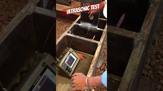 Witness Ultrasonic Test welding ultrasonictesting nondestructivetesting welder [upl. by Ferullo]