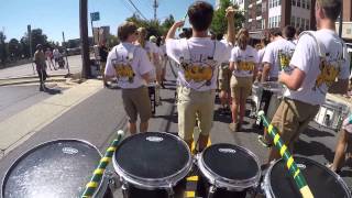 Damascus HS Drumline Labor Day Parade 2015 [upl. by Golden163]