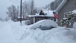 01182021 Neihart and Monarch MT  Heavy Mountain Snow [upl. by Ahsienat]