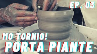 Come creare un Vaso per Piante al Tornio Tornio per Ceramica SUPER Economico [upl. by Zolnay]