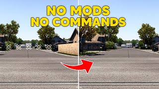 How to HIDE ETS2ATS Road Markers Barriers [upl. by Jit299]