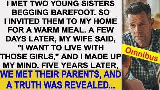 I met two young girls begging barefoot so I invited them to my home for a meal A few days late [upl. by Reinhold]