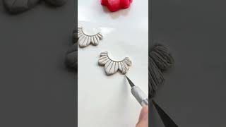 DIY Polymer clay earrings earrings diy creative clayearrings handmade [upl. by Taber]