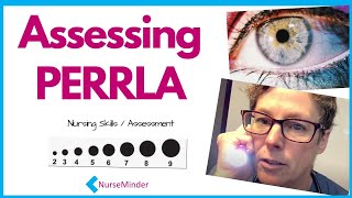 How to Assess Eyes for PERRLA Nursing Skills [upl. by Filomena]