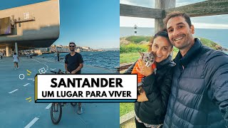 SANTANDER na Espanha uma cidade PARA MORAR um dia  Travel and Share [upl. by Olodort]