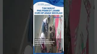 Terekam CCTV Sosok Oknum PNS Pemkot Jambi Nekat Curi HP Siswi SMA Motifnya Bikin Gelenggeleng [upl. by Adniram893]