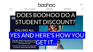 Boohoo Student Discount [upl. by Apps834]