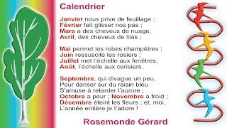 Calendrier de Rosemonde Gérard Rostand [upl. by Melquist29]