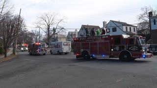 2021 Port ChesterNY Fire Department Santa Run 121921 [upl. by Eelsew]