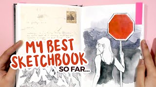 another finished sketchbook tour 2017 [upl. by Tolmach]