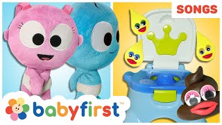 Potty Training Song for toddlers with GooGoo amp GaaGaa  Toddler Learning Video  BabyFirst TV [upl. by Ahset]