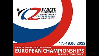 EKF Junior Cadet amp U21 Championships 2022  Prague U21 Kumite Male 60 kg [upl. by Balf]